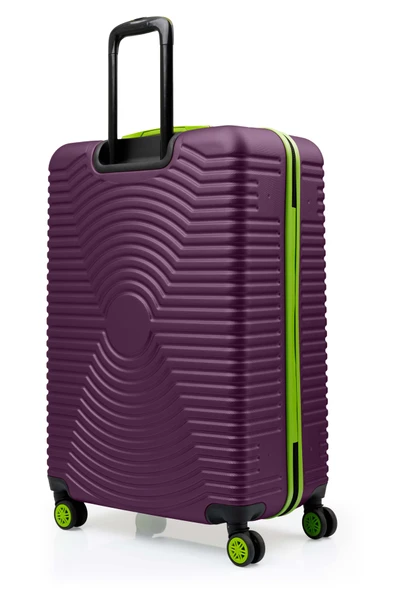 2'li Valiz Seti Büyük Boy - Kabin Boy Mor 1169 - Resim 6