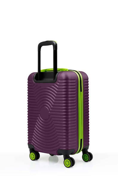 2'li Valiz Seti Büyük Boy - Kabin Boy Mor 1169 - Resim 8