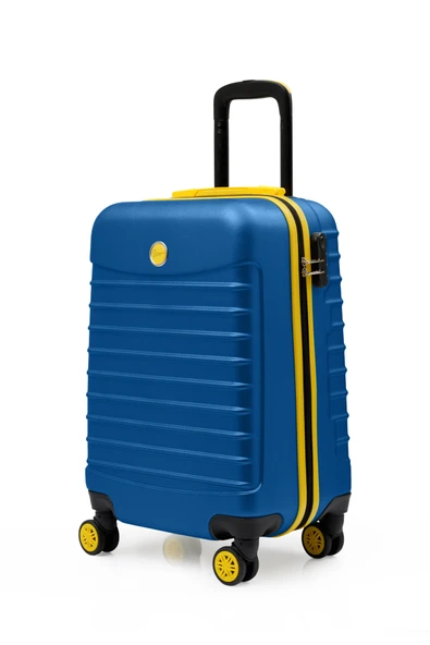 2'li Valiz Seti Büyük Boy - Kabin Boy Lacivert 1168 - Resim 10