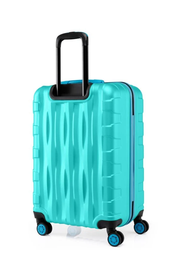 2'li Valiz Seti Büyük Boy - Kabin Boy Su Yeşili 1167 - Resim 9