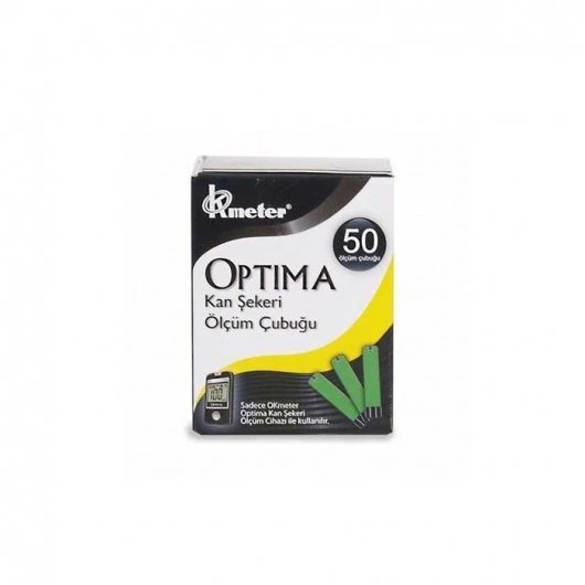 OPTİMA Seker Ölcüm Strip (Stribi) 50 Adet