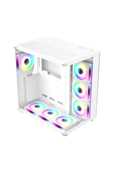 DFS Gaming WHITE GALIO-RYZEN5 7600X-RTX4070TISUPER-B650M-1TB M.2-32GBDDR5-OYUNCU BİLGİSAYARI