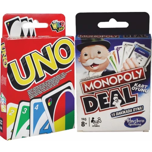 Uno Klasik ve Monopoly 2'si Bir Arada