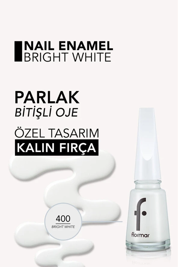 Flormar Nail Enamel Yüksek Pigmentli & Parlak Biti - 5