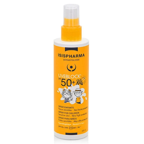 Isis Pharma Uveblock SPF 50+ Spray For Children 200 ml