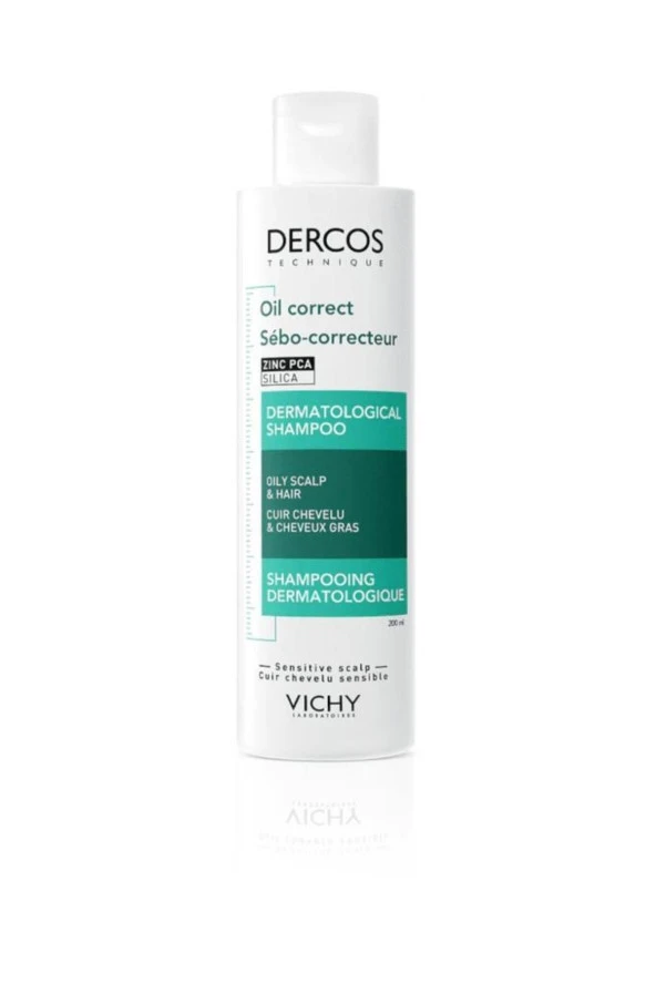 Vichy Dercos Oil Correct Yağlanma Karşıtı Şampuan 200 ml