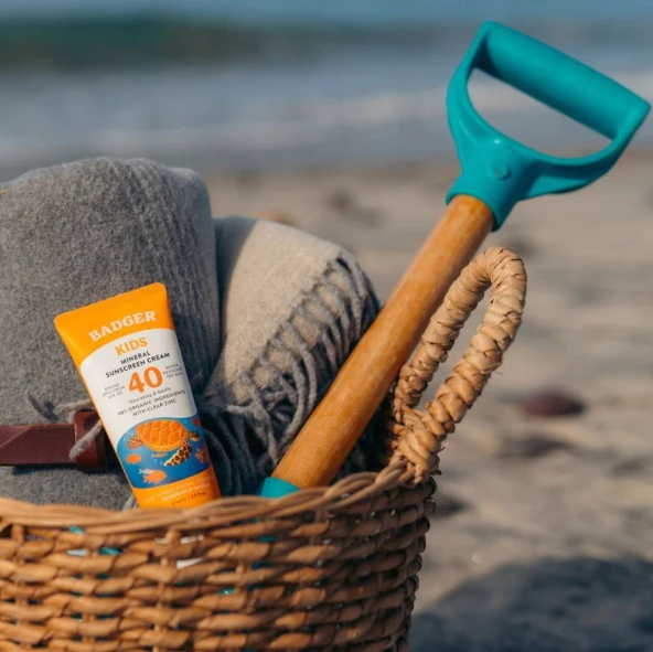 Badger Clear Zinc Çocuk Güneş Kremi SPF40 (Kolay Sürülüm) 87 mL - 4