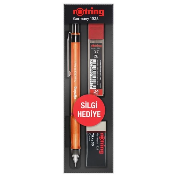 Rotring Visuclick Versatil Kalem Seti 0.7 Mm - Turuncu