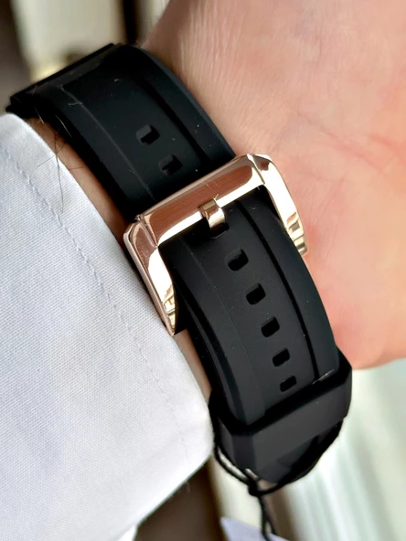 Ferrucci Function FCF.03345FS.03 Silikon Kordon Erkek Kol Saati - Resim 3