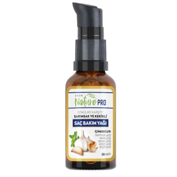 Naturepro Sarımsak ve Kekikli Saç Bakım Yağı 30ml