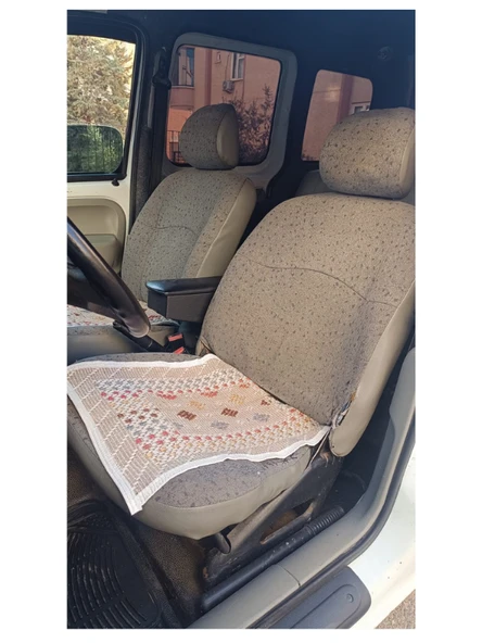 Drexpress Lastikli Üniversal Tüm Araçlar Için Oto Koltuk Kılıfı Hasır Koruyucu Terletme Yapmaz 3 Parça Desen Değişkendir