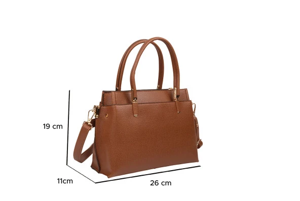 Bagacar 832 Haki Suni Deri Bayan Çapraz El ve Omuz Çantası - 6