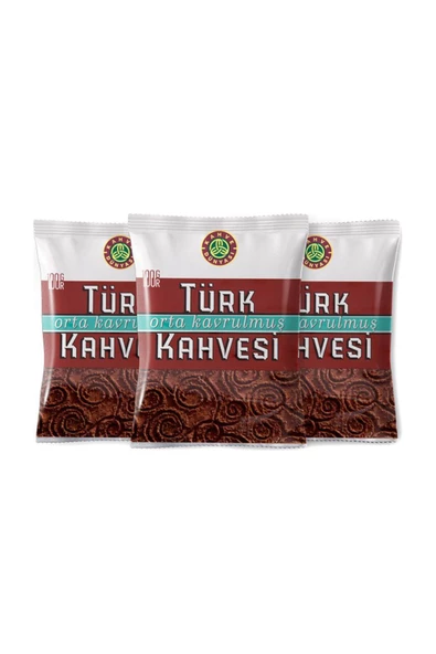 Kahve Dünyası Orta Kavrulmuş Türk Kahvesi 100 gr 3'lü Paket