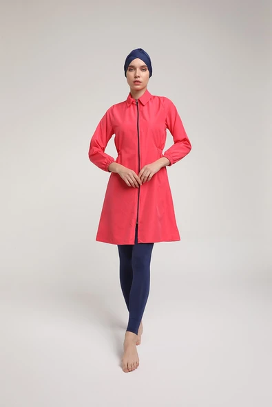 Chelly Kadın Likralı Fermuarlı Tam Kapalı Tesettür Mayo T 3400 - T 3405 ürün görseli