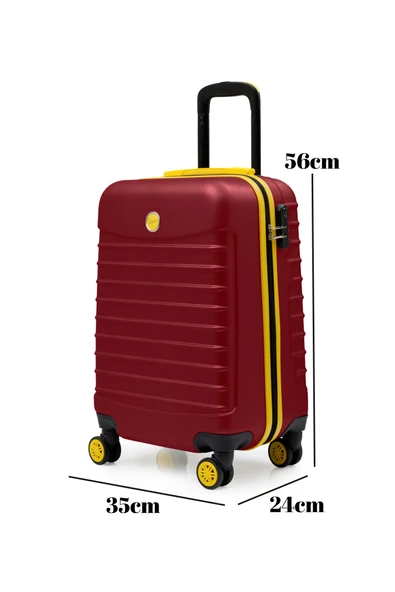 Kabin Boy Valiz 4x2 Teker Bordo 1168 - 4