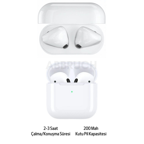 Abbruch Pro 5 Ios Android Uyumlu Dokunmatik Bluetooth Kulaklık 8d Stereo Hd Ses - 4