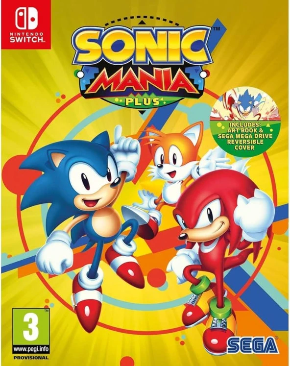 Sonic Mania Plus Nintendo Switch Oyun