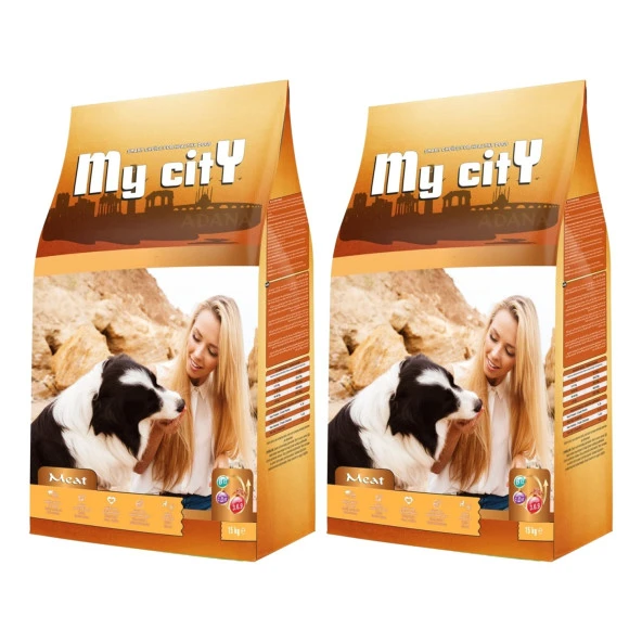 My City Sığır Etli 15 kg Yetişkin Köpek Maması x 2 Adet