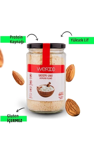 Wefood Glutensiz Badem Unu 250 gr 2'li - 2