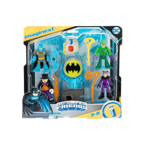 Imaginext Batman Dc Super Friends Bat Tech Bat-Signal Figür Seti