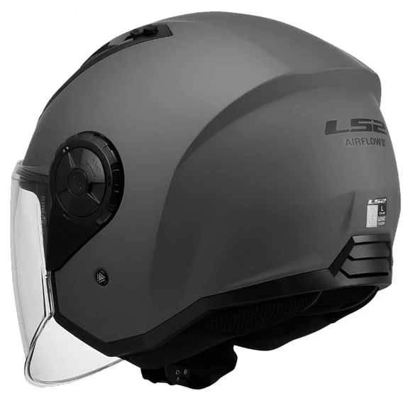 LS2 AIIRFLOW 2 MAT TITANIUM KASK - 3