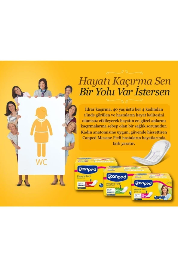 Canped Mesane Pedi Küçük Boy Small 12 Li (8 Adet) - Resim 2