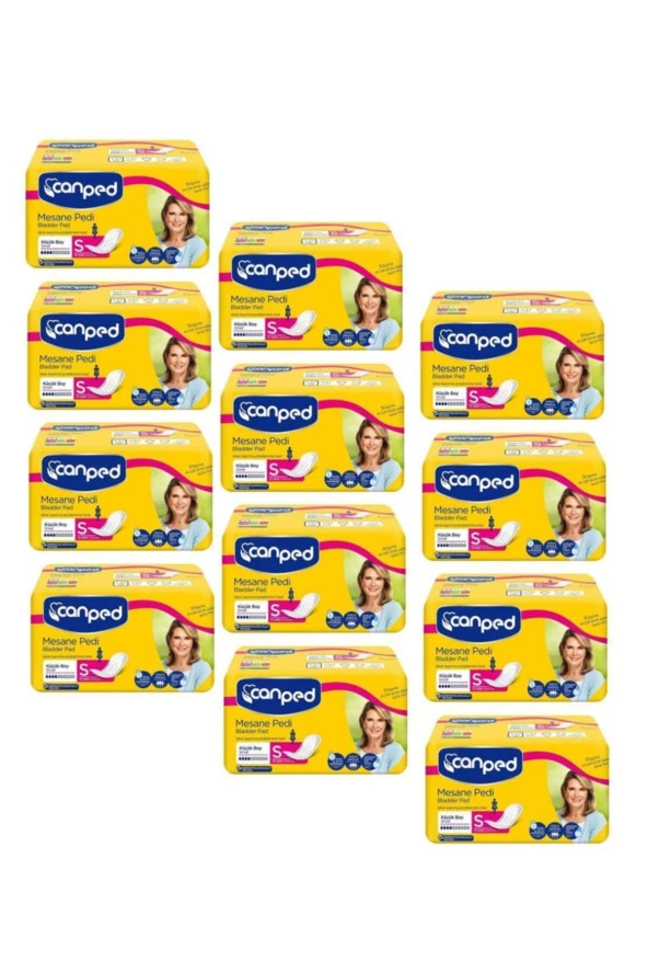 Canped Mesane Pedi Küçük Boy Small 12 Li (12 Adet)