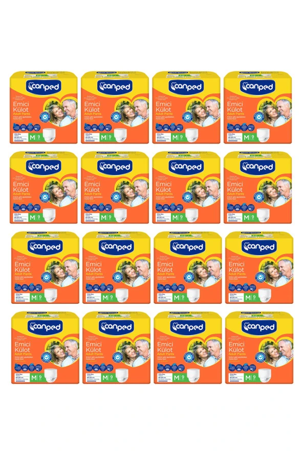 Canped Emici Külot Orta (M) 85-125 cm 9 X 16 = 144 Adet ürün görseli 1