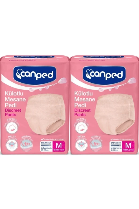 Canped Külotlu Mesane Pedi Medium 80-120 cm 2 X 10 20 Adet