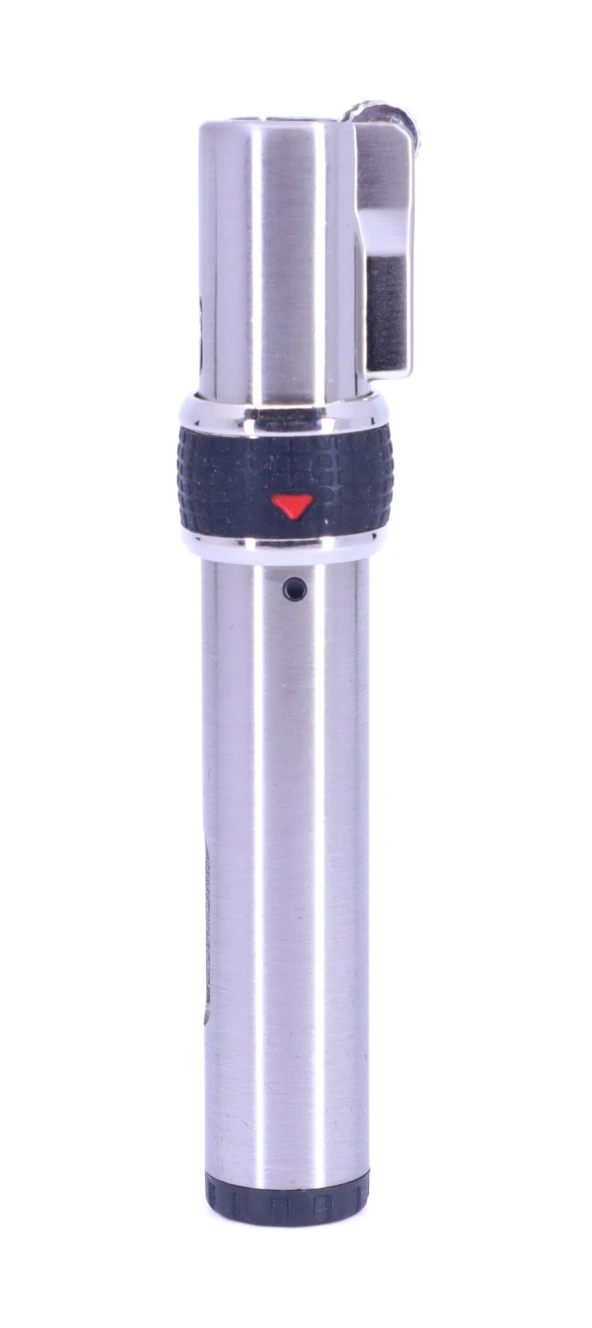 Zenit Çift Fonksiyonlu (Tek Torch Jet Alev - Soft Flame) Çakmak - Krom ürün görseli 1