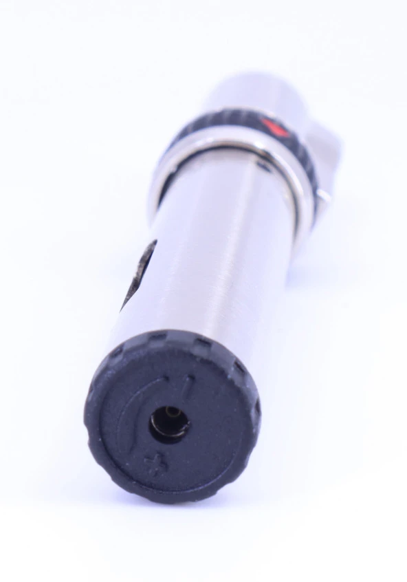 Zenit Çift Fonksiyonlu (Tek Torch Jet Alev - Soft Flame) Çakmak - Krom - Resim 8