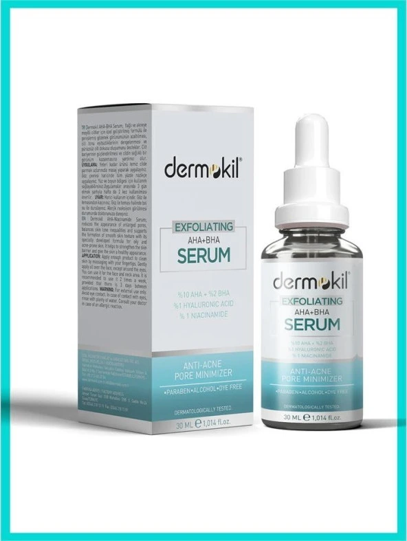 Dermokil Exfoliating Aha+Bha Niacinamide Serum 30 ml