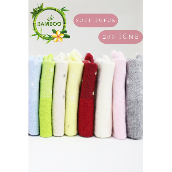 Kadın Çorap Kaliteli (4 ADET / ÇİFT) Dikişsiz Parfümlü Kısa Model Bambu Patik Çorap - 3