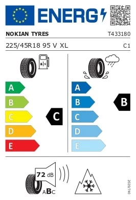 Nokian Tyres  225/45 R18 95V XL Seasonproof 1 Dört Mevsim Lastiği (2023/11.Ay Üretimi) - 4
