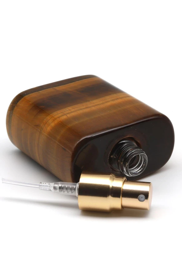 Kaplan Gözü Doğal Taş Parfüm Şişesi - 2