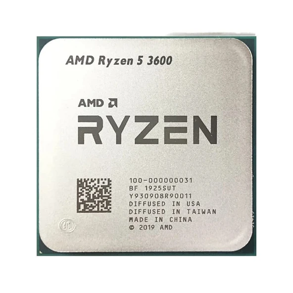 AMD Ryzen 5 3600 3,6 GHz 32 MB Cache AM4 Tray İşlemci - 2