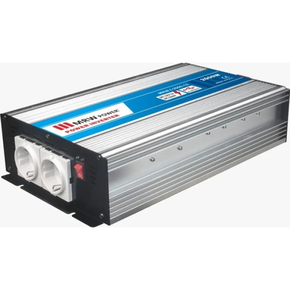 Mervesan Inverter 2000 Watt 12VDC-220VAC Şarjlı Dc/ac Powertam Modafiye Inverter