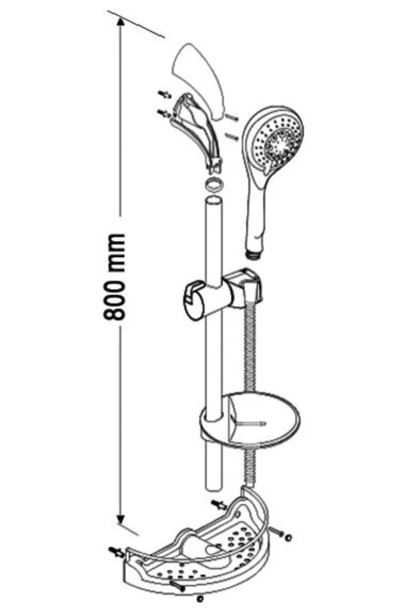 Penta 588 Sürgülü Duş Takımı - 2