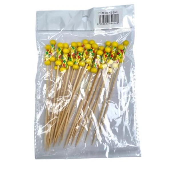 SARI BONCUKLU UZUN SUNUM KÜRDANI - 3