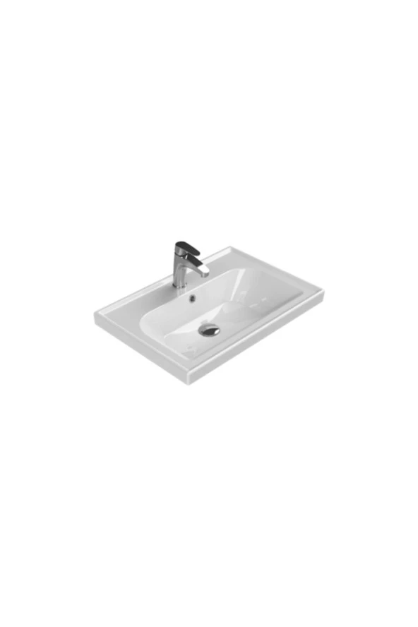 Cerastyle Frame Etajerli Lavabo 60x45 Cm