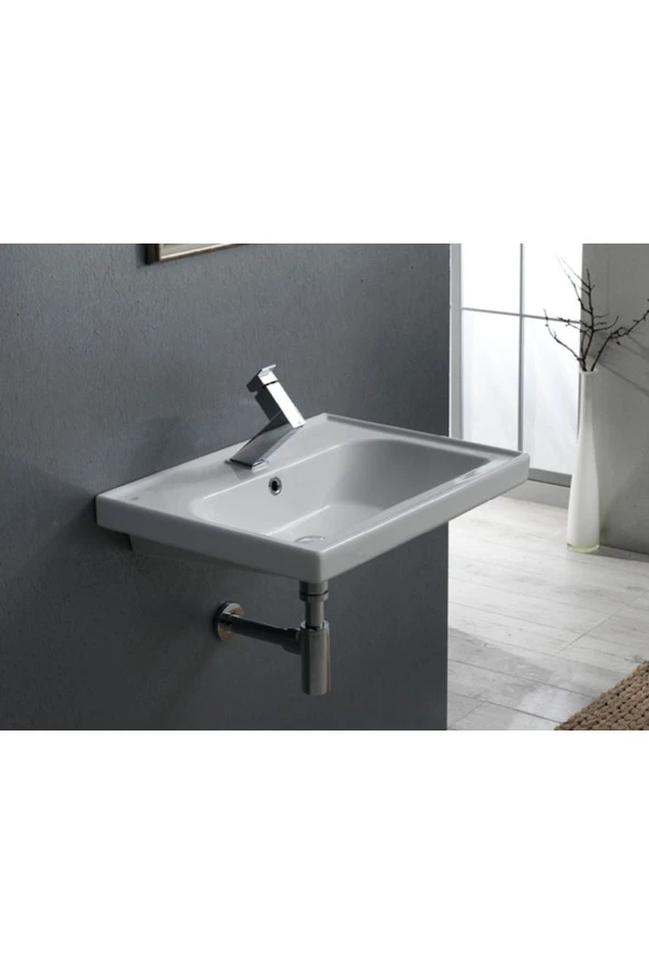 Cerastyle Frame Etajerli Lavabo 60x45 Cm - 3