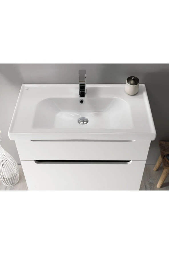 Cerastyle Frame Etajerli Lavabo 60x45 Cm - 4