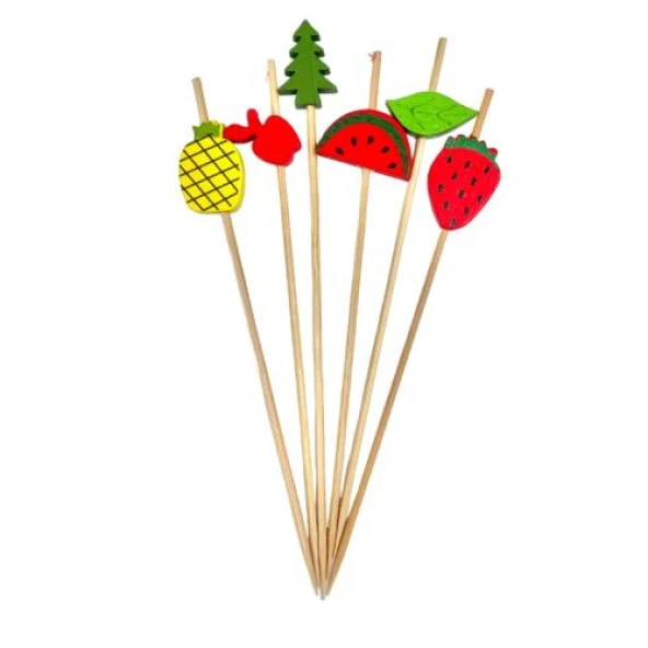 KARIŞIK MEYVELİ UZUN SUNUM KÜRDANI