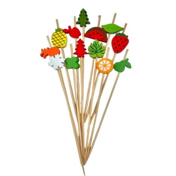 KARIŞIK MEYVELİ UZUN SUNUM KÜRDANI - 2