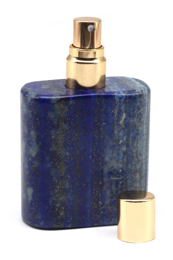 Lapis Lazuli Doğal Taş Parfüm Şişesi