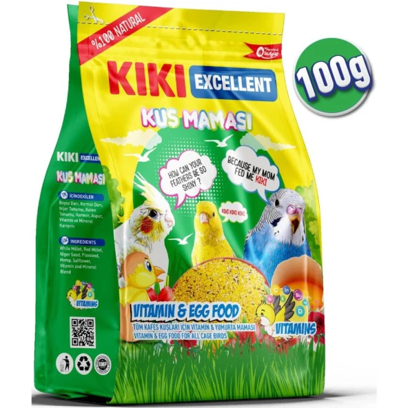 KIKI Kuş Maması 100gr Skt: 07/2025