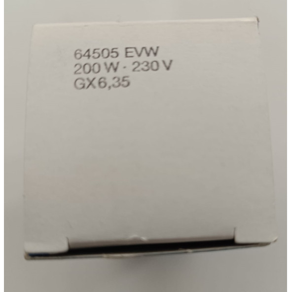 Osram 64505 200Watt/230Volt GX 6.35 Halojen Foto Ampul - 4