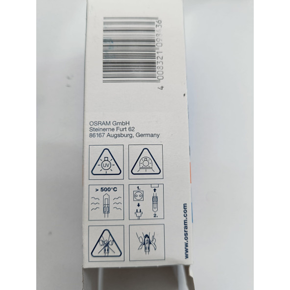 Osram 64505 200Watt/230Volt GX 6.35 Halojen Foto Ampul - 5