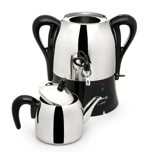 Korkmaz A341 Çaykolik 2000 W Çelik Semaver - 2