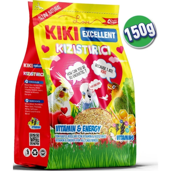 KIKI Kuş Kızıştırıcı 150gr Skt: 11/2025 - 1